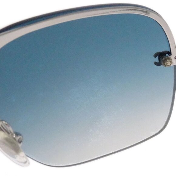 Chanel Sunglasses Eyewear Blue Small Good L2967423 57□12 145467 - Picture 7 of 7